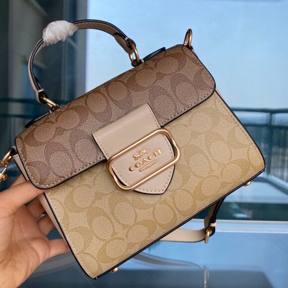 COACH MORGAN SHOULDER BAG WITH JUMBO FLORAL PRINT | VLOGMAS  Coach Morgan 21 Tote